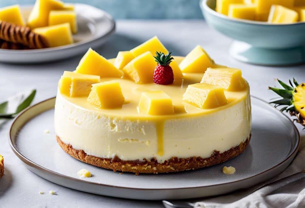 Comment réussir un délicieux cheesecake au yaourt et à l'ananas ?