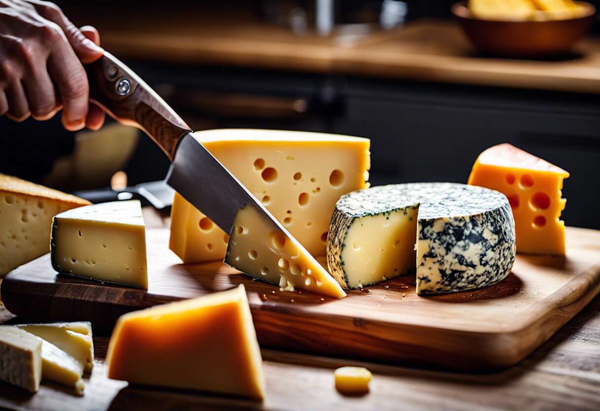 Découper le fromage avec soin : conseil pour limiter l'exposition à l'air