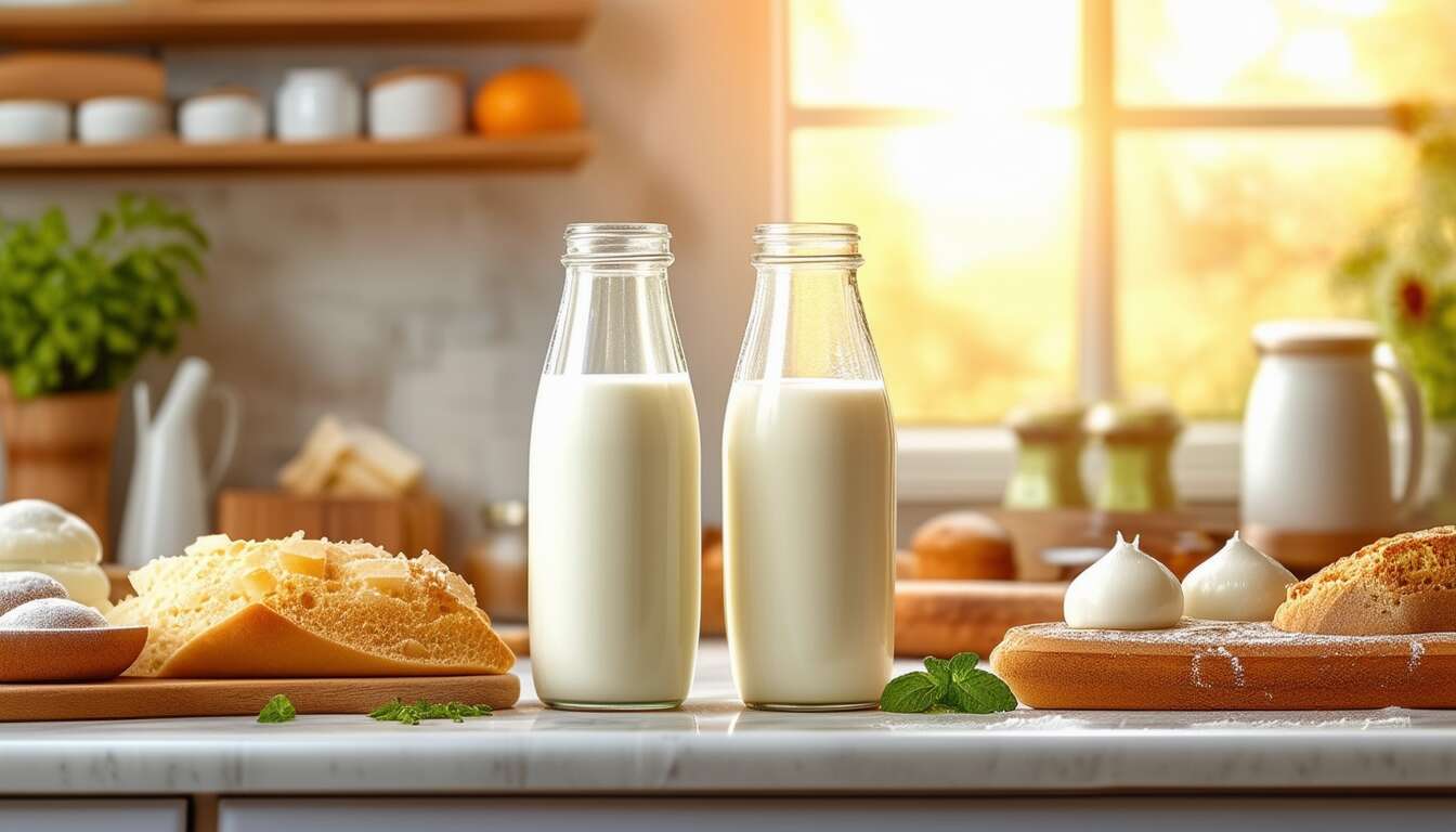 Comprendre les différences : lait entier, demi-écrémé et écrémé