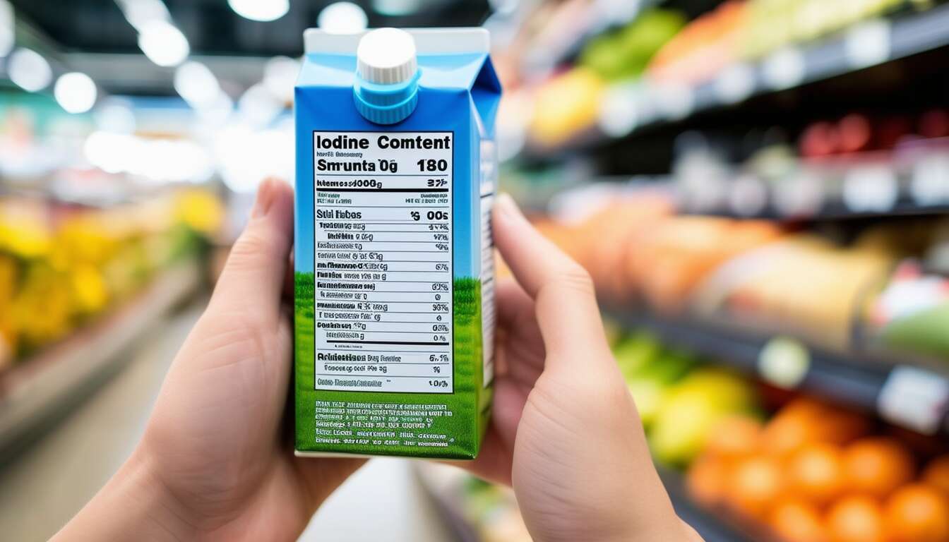 Couvrir les besoins en iode : peut-on compter sur le lait ?