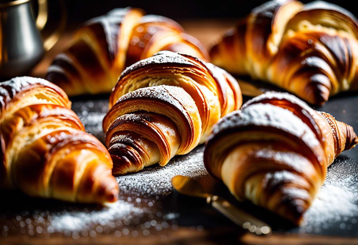 Croissants au beurre : techniques de feuilletage réussi