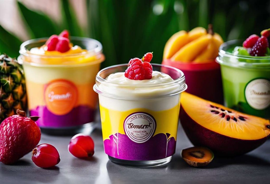 Saveurs inédites : découvrez les yaourts aux fruits exotiques tendance