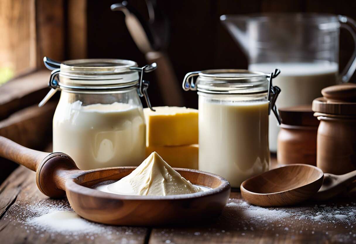 Ustensiles indispensables pour fabriquer sa propre crème fraîche