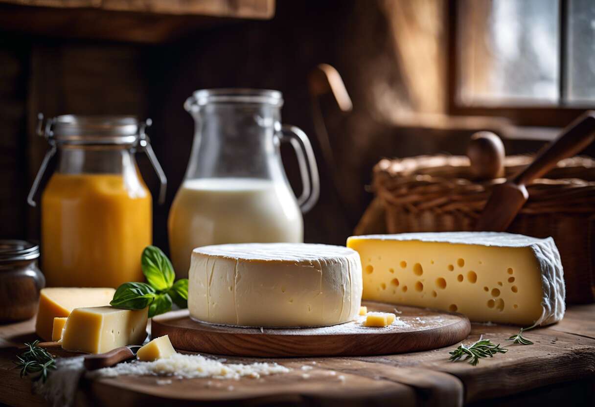 Comprendre les ingrédients indispensables : lait, ferments et présure