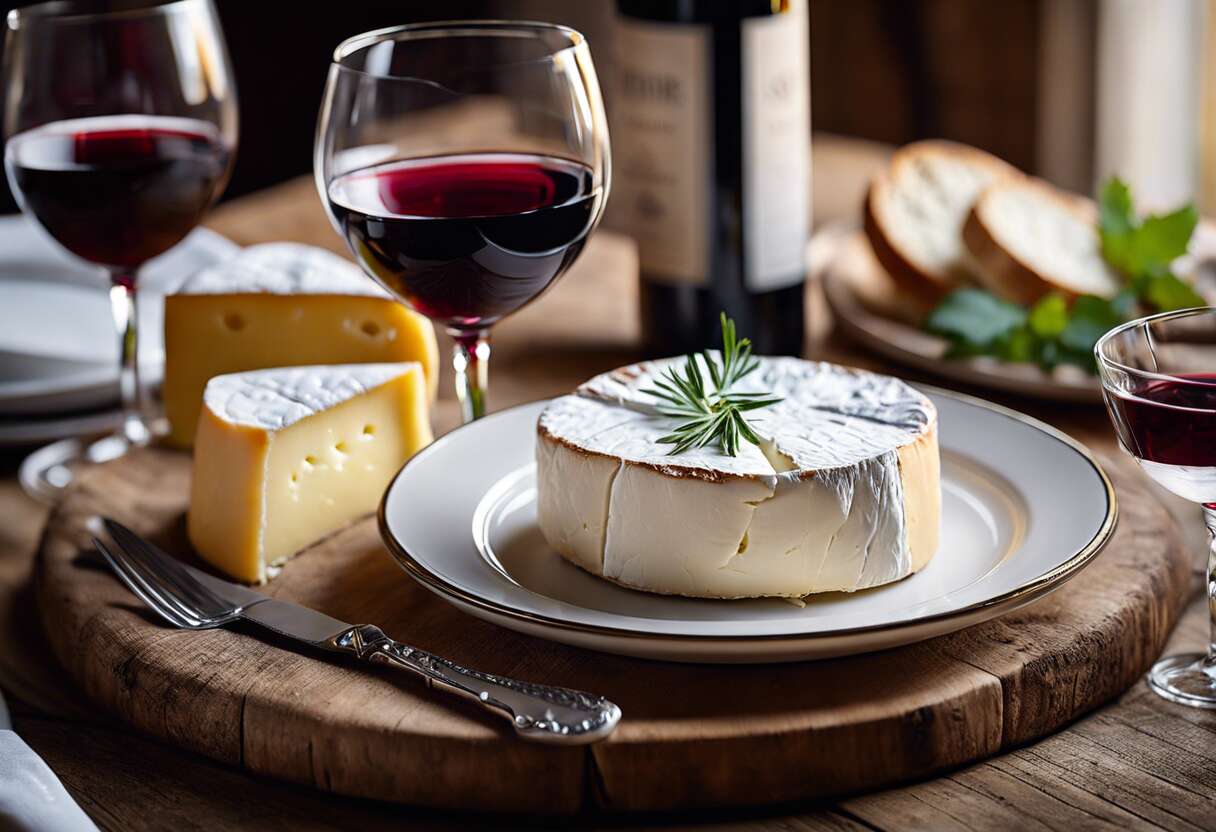L'art de la table française : réussir l'alliance traditionnelle vin-camembert