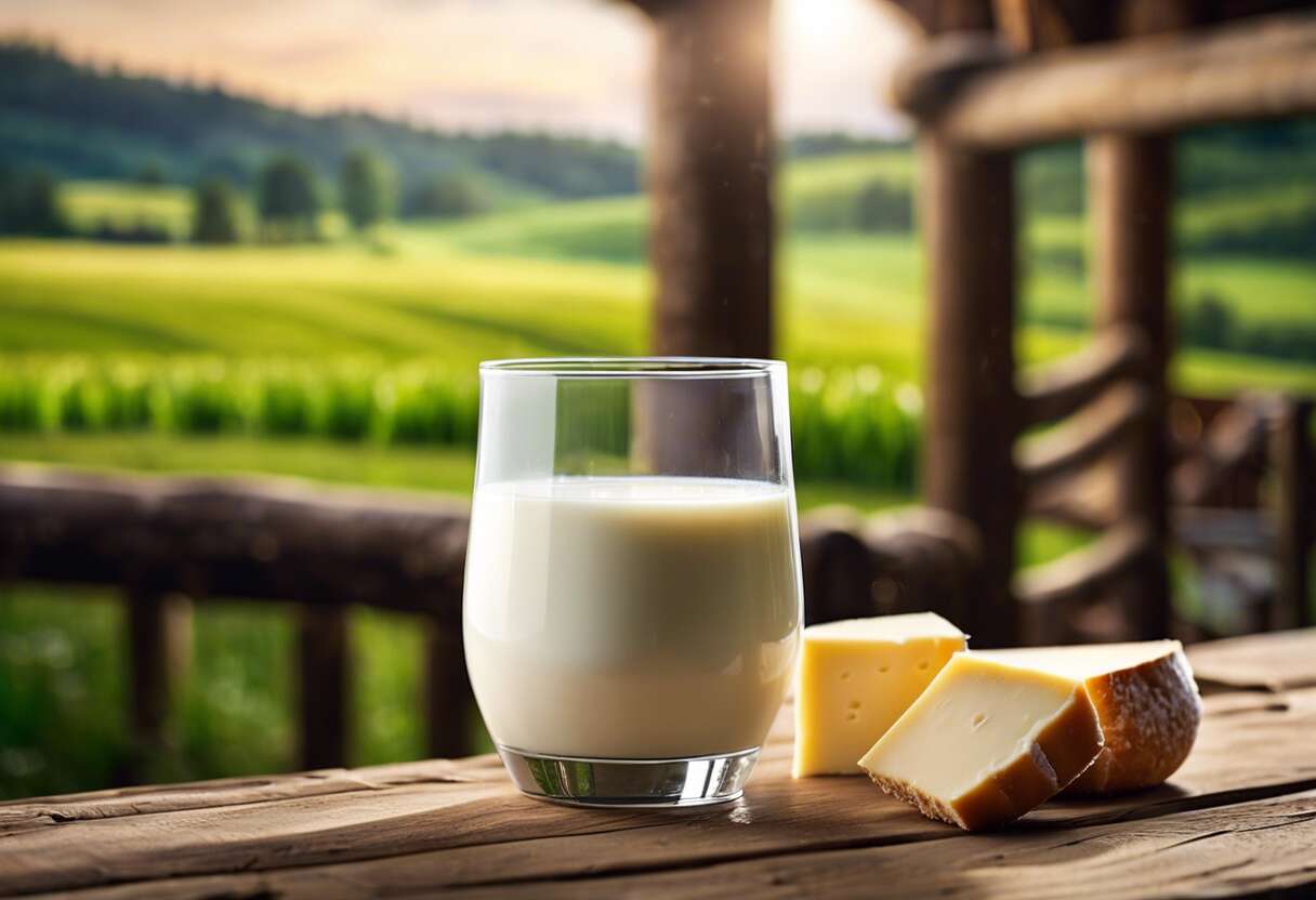 La composition du lait entier : richesses et bienfaits