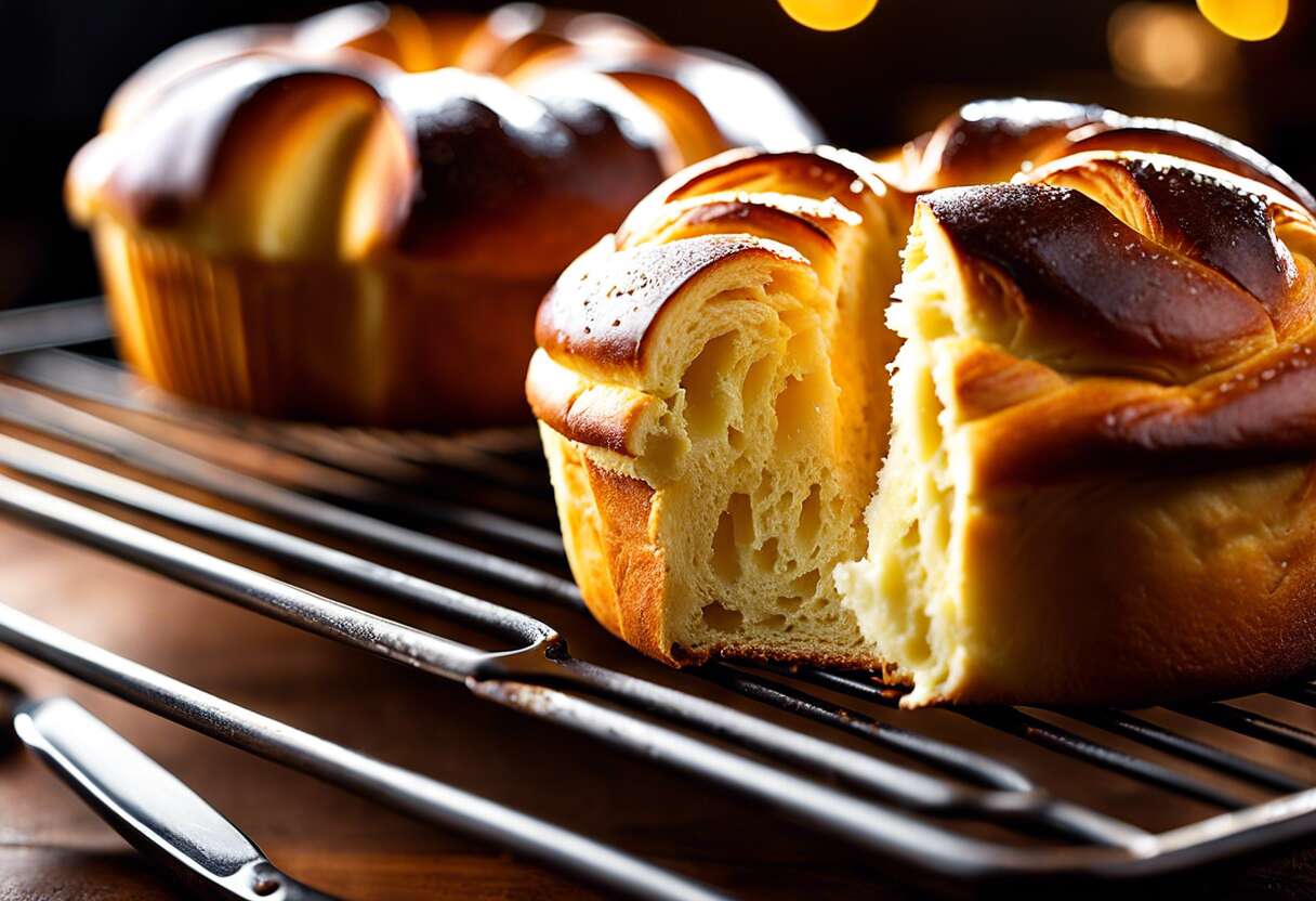 Maîtrise de la cuisson : température et durée pour une brioche dorée