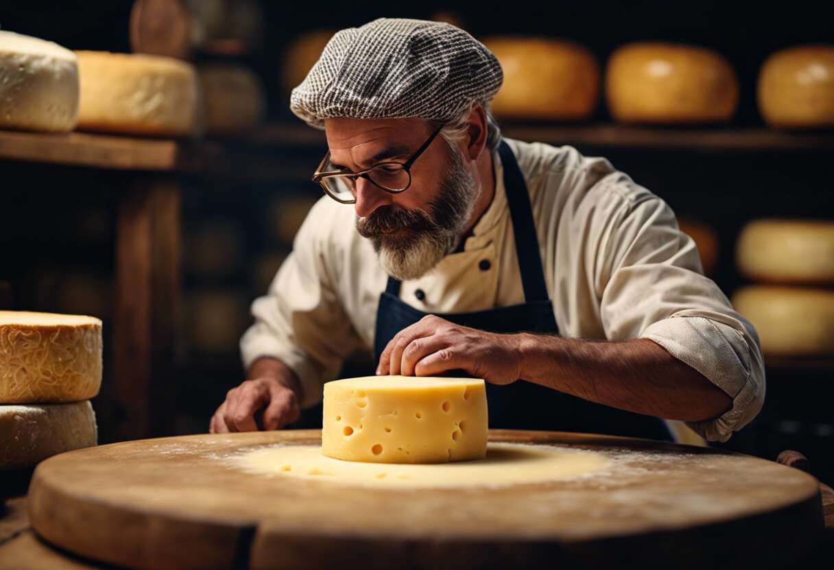 L'art de former la croûte : une étape clé pour le caractère du fromage