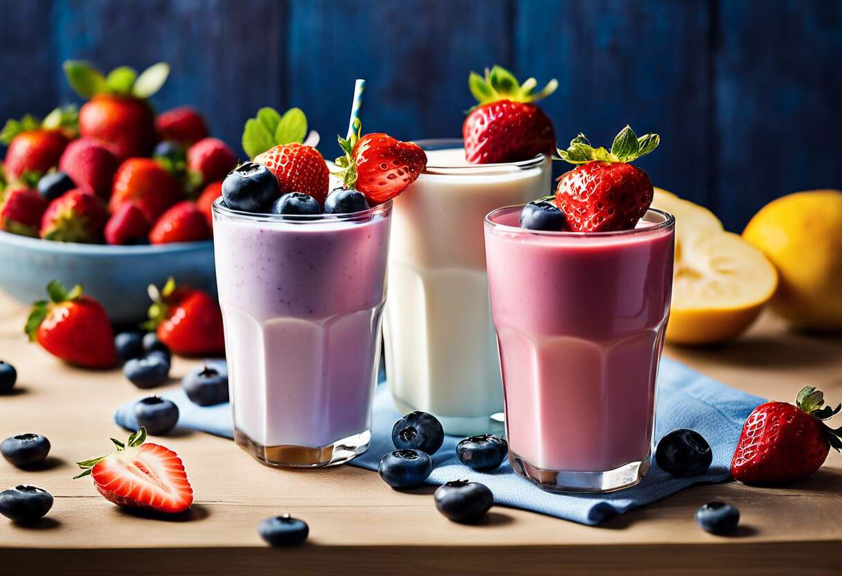 Apport nutritionnel et bienfaits pour la santé des yaourts à boire