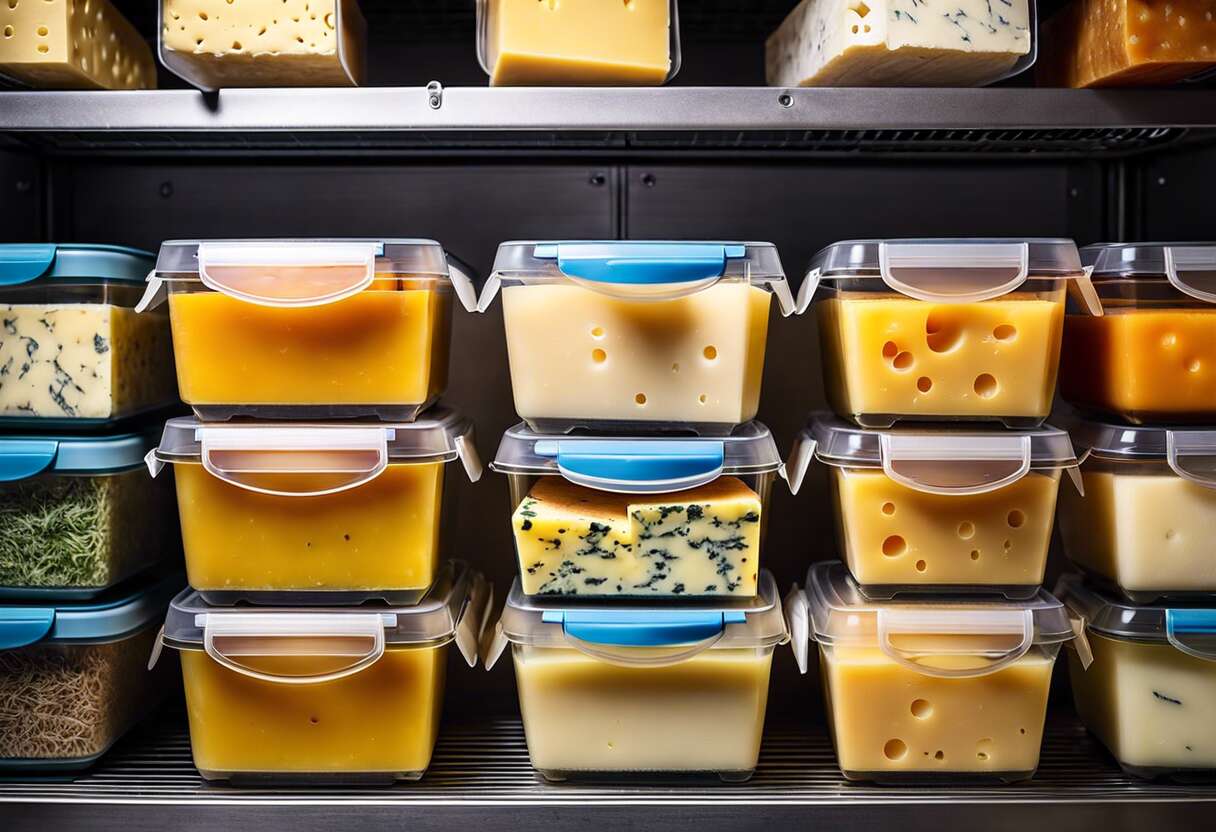 Les variétés de fromage adaptées à la congélation