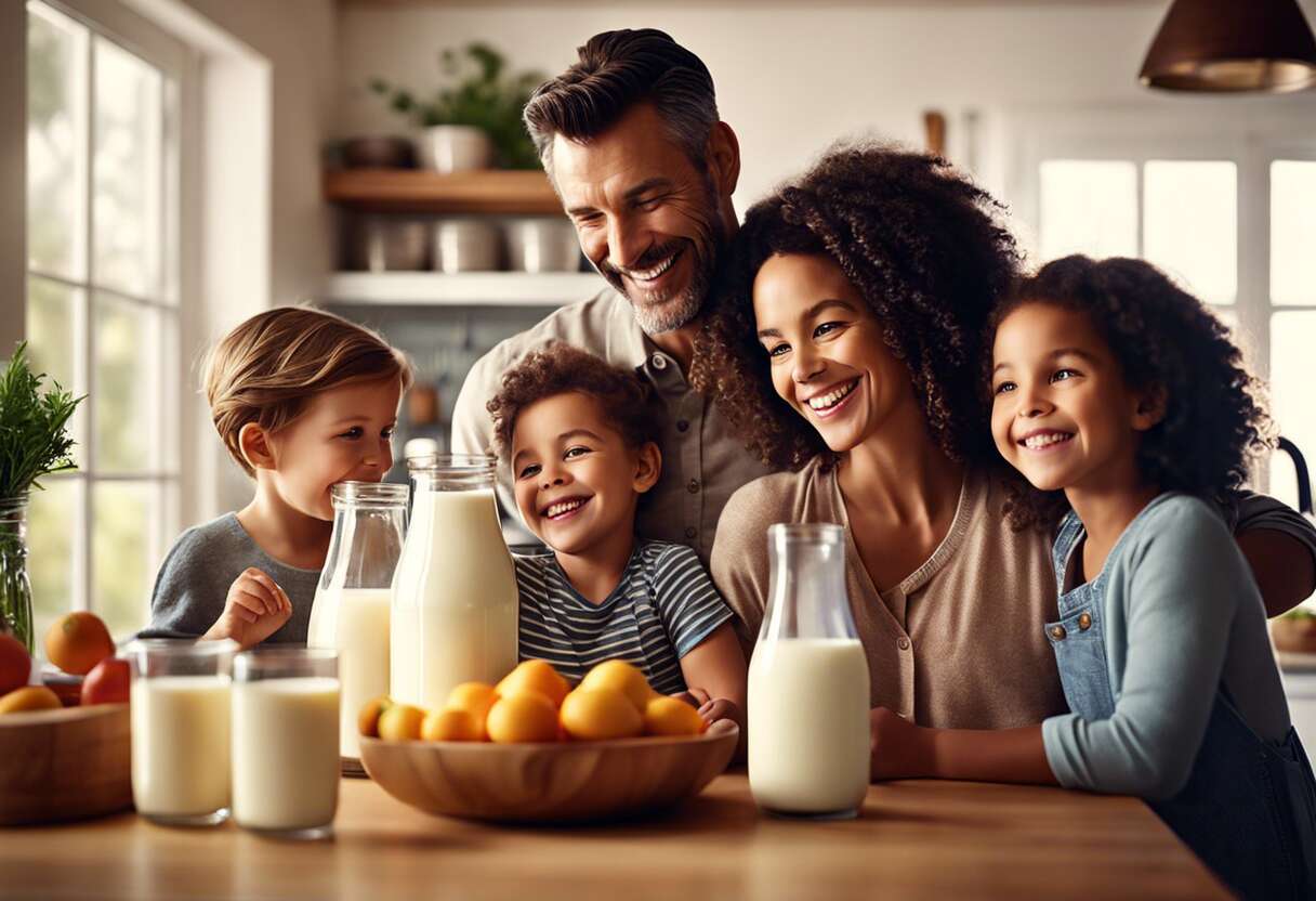 Lait bio : comprendre les avantages pour votre famille