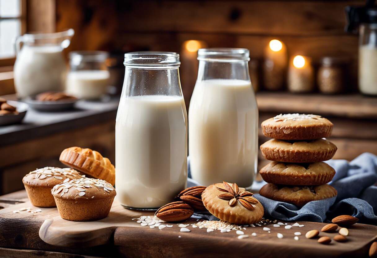 Les alternatives au lait de vache en pâtisserie : un aperçu