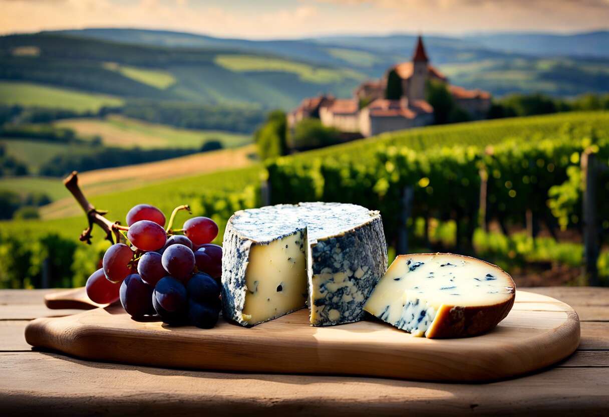 à la découverte du bleu d'auvergne et du bleu des causses