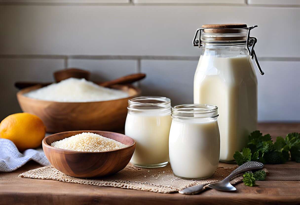 Kéfir de lait : bienfaits et guide pratique pour le faire chez soi