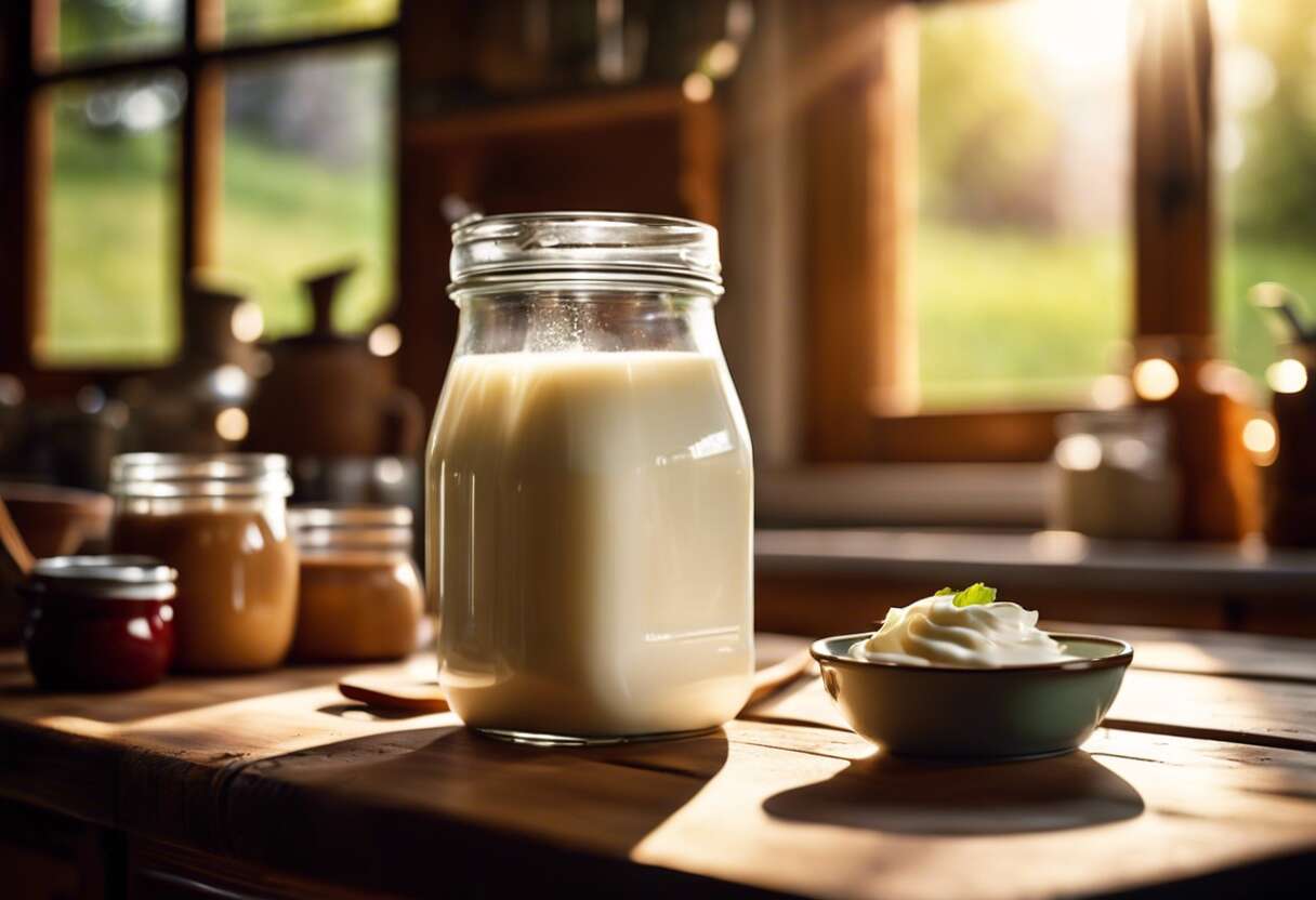 La préparation du lait : étape préliminaire à la fabrication de beurre