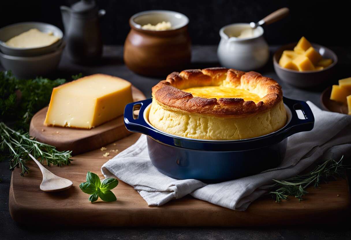 Soufflé au fromage : alliance entre aération et crémosité