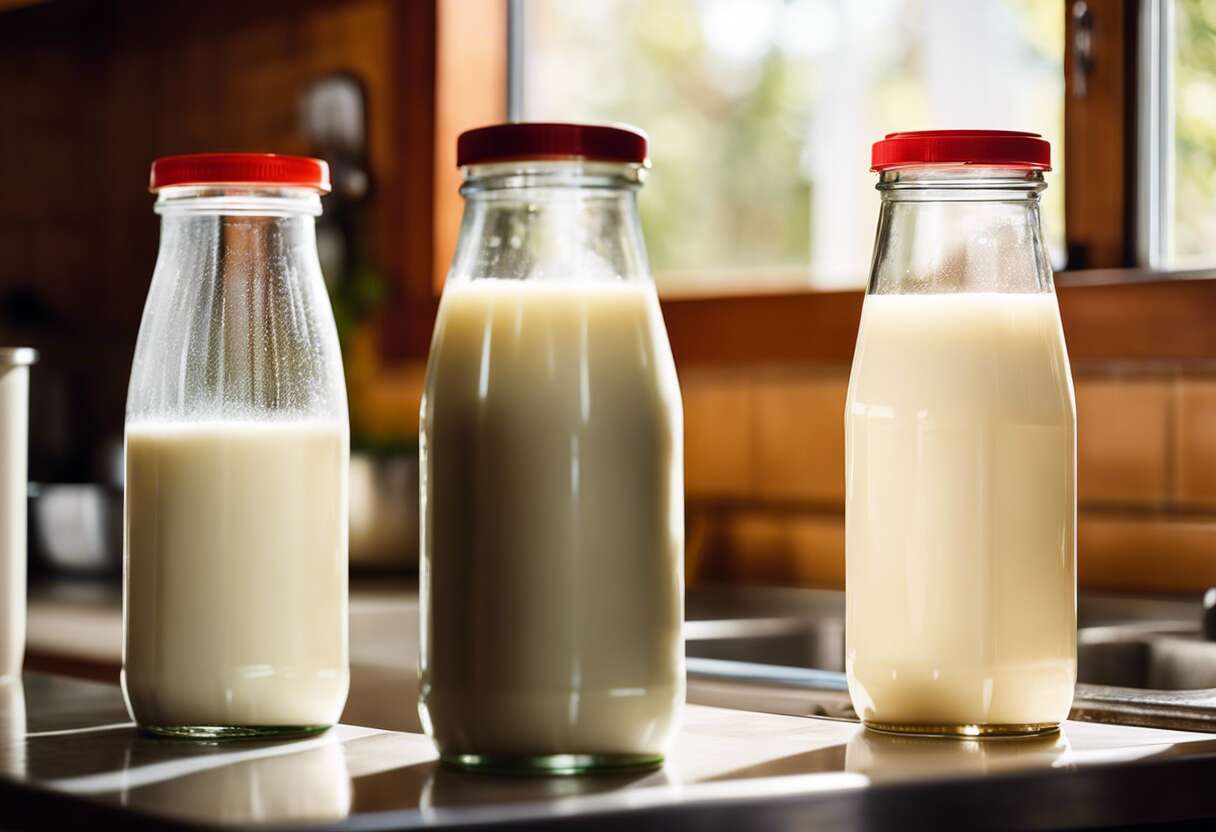 Conservation optimale du lait : avant et après ouverture