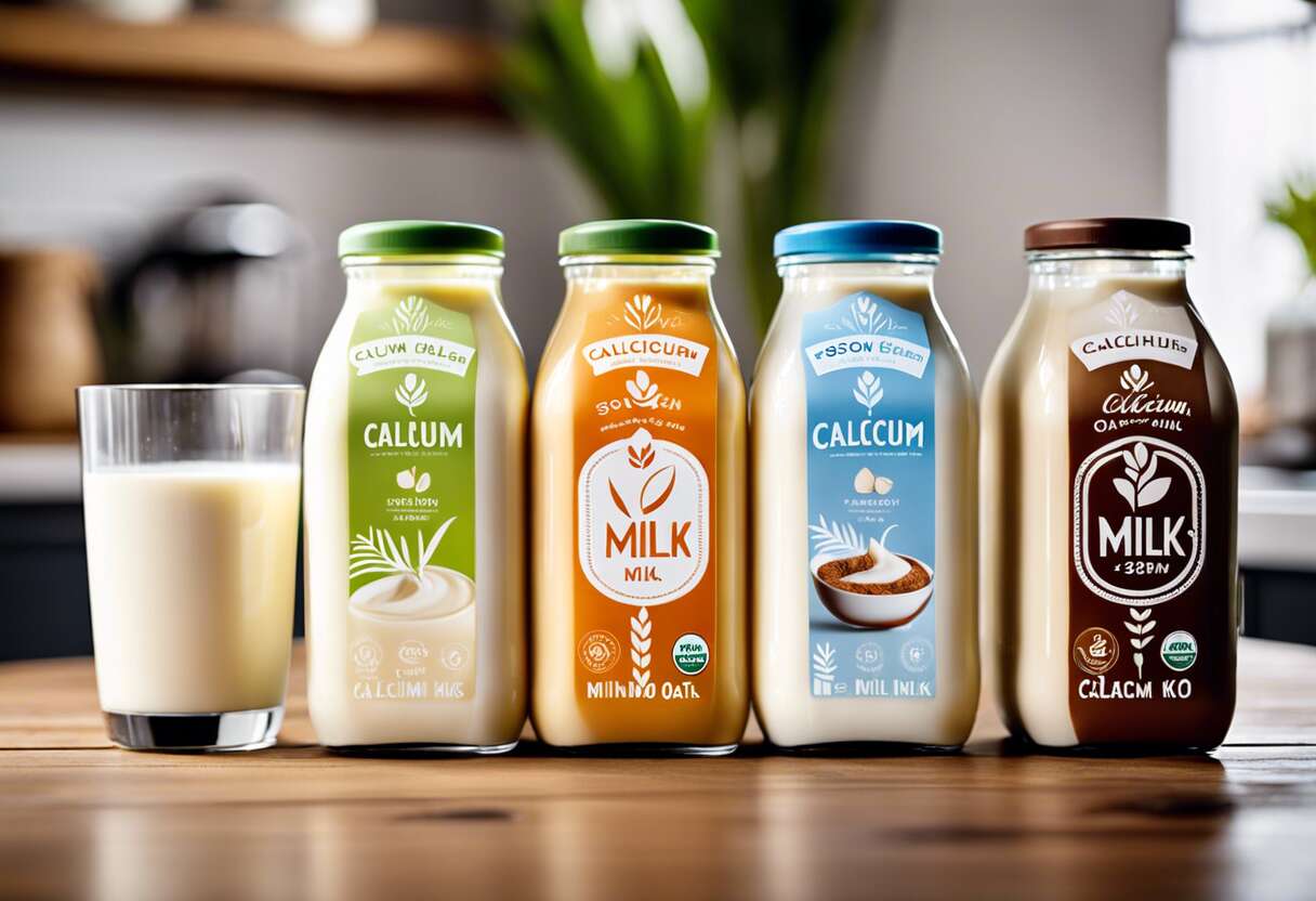 Laits végétaux enrichis en calcium : sont-ils suffisants ?
