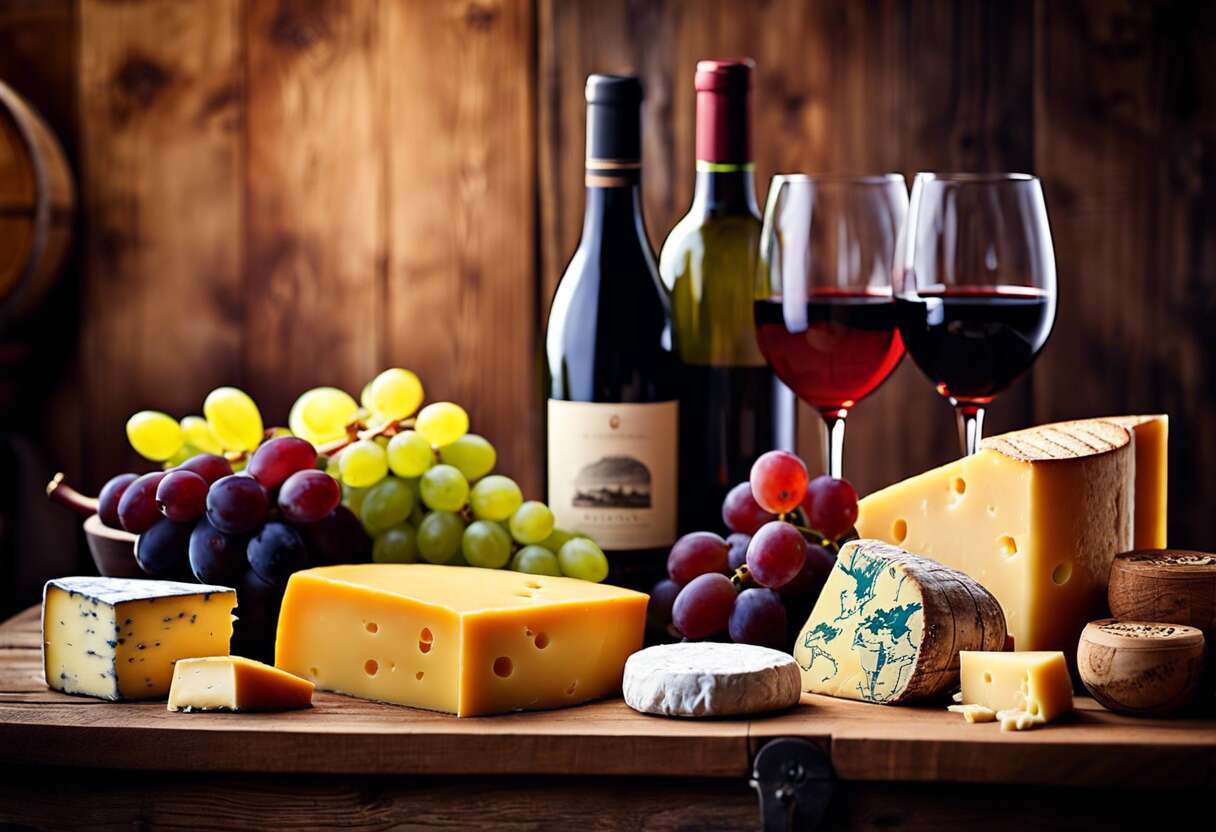 Voyage gustatif : tour du monde des meilleurs accords vin-fromage