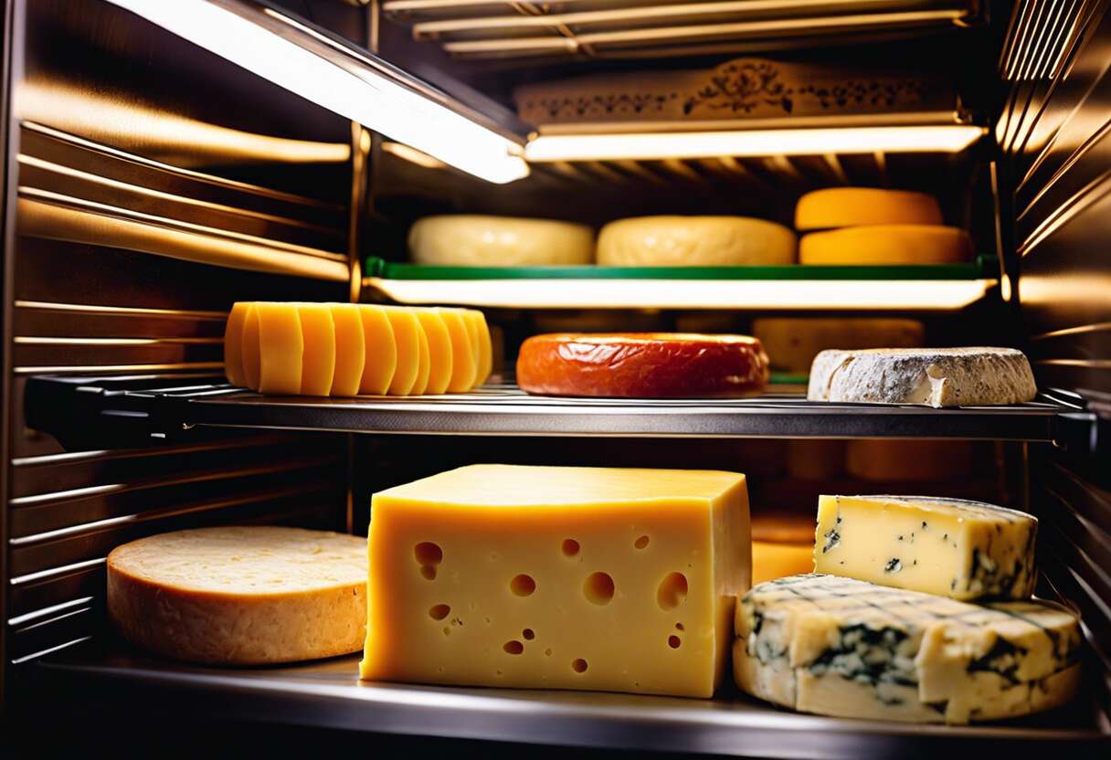 L'importance du choix de l'emplacement dans le frigo pour chaque type de fromage