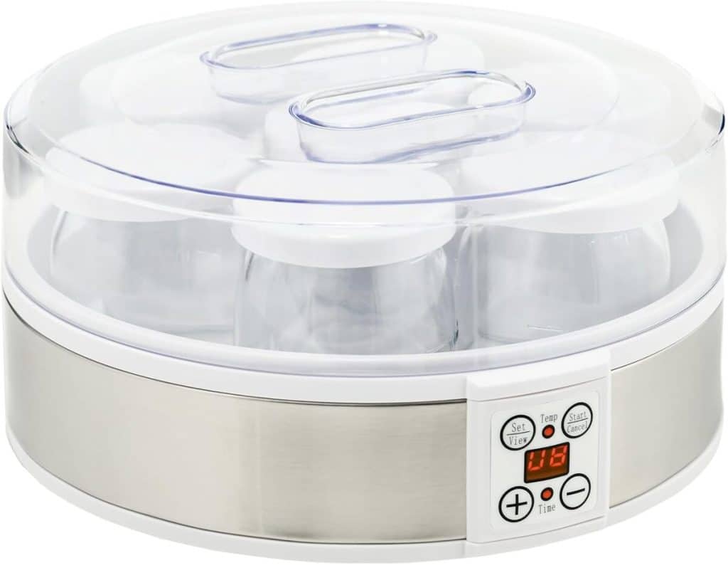 Test Yaourtière HOMCOM : 7 Pots et Thermostat Réglable