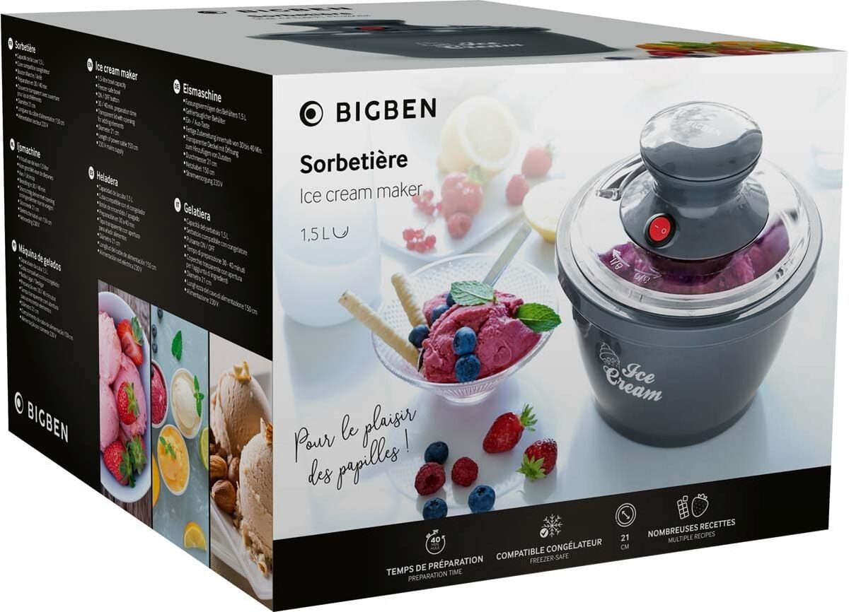 Test Sorbetière Bigben : 1, 5L à l'essai