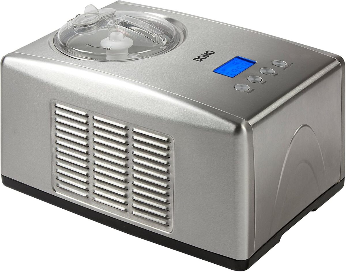 Test de la turbine à glaces Domo DO9066I acier inoxydable