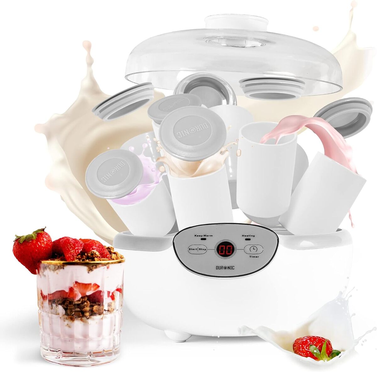 Test de la yaourtière Duronic YM2 : des desserts maison à la portée de tous