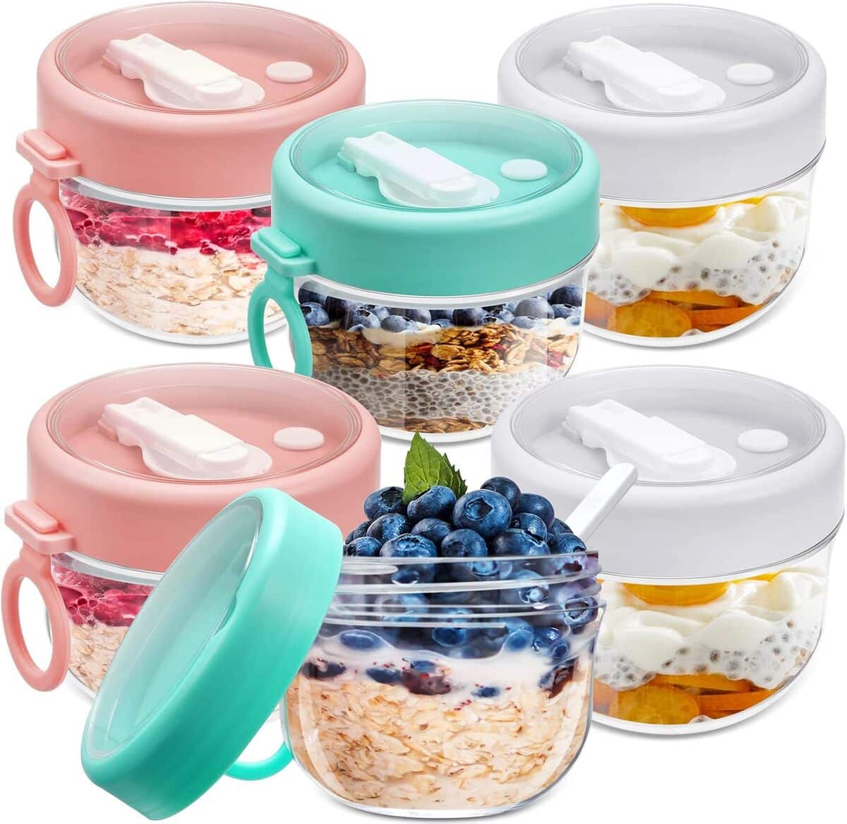 Test : récipients à avoine avec couvercles - Pratiques et colorés