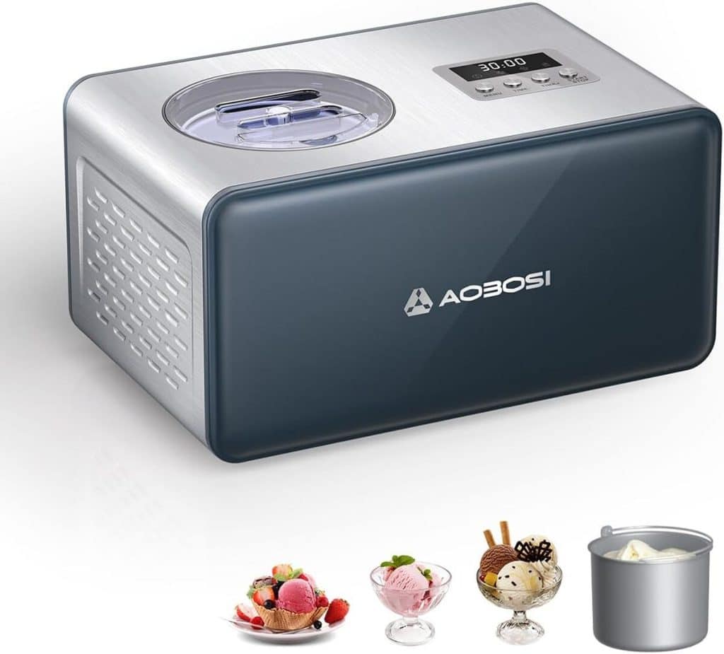 Test de la sorbetière AAOBOSI 1, 6L : glace en un clin d'œil