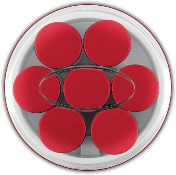 Ufesa YG3000 Yaourtière électrique Blanc/rouge