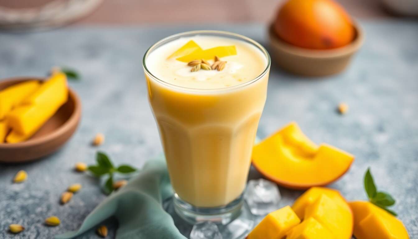 Lassi à la mangue : le milkshake indien de l'été