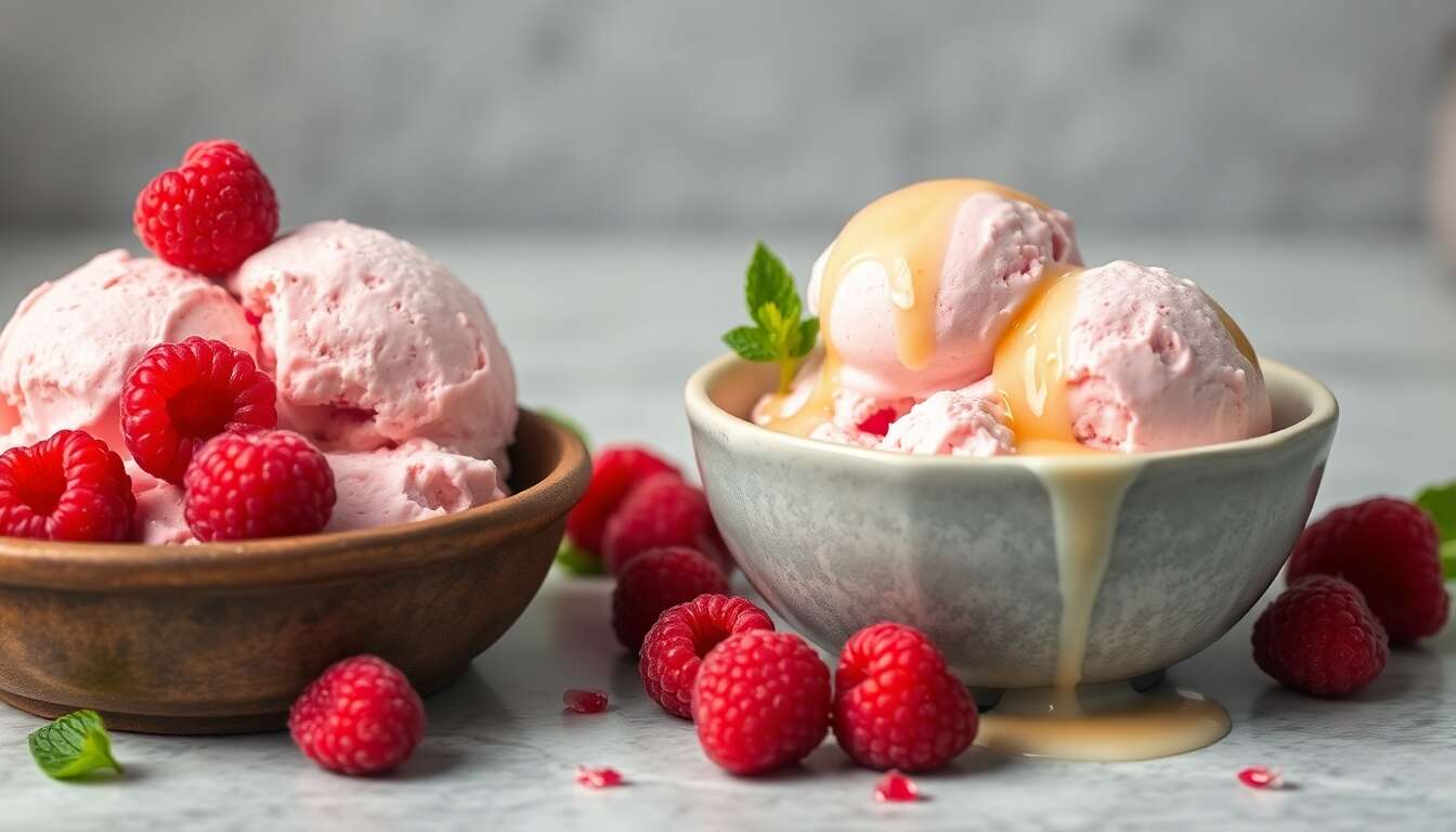 Réussir une glace au yaourt et framboise sans sorbetière : 3 ingrédients essentiels