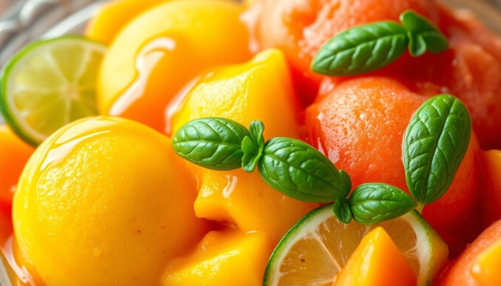 Sorbets végétaux express avec une machine innovante