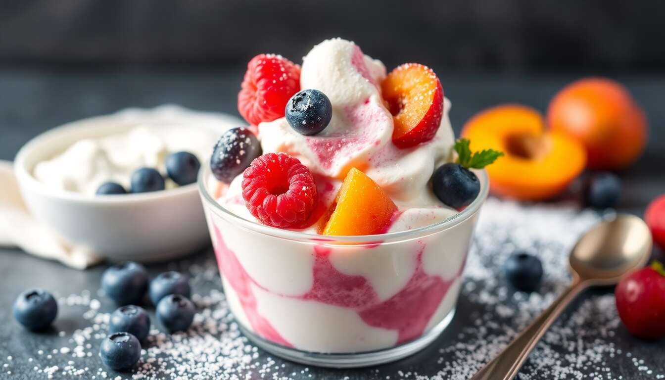 Yaourt glacé maison : facile et sans sorbetière