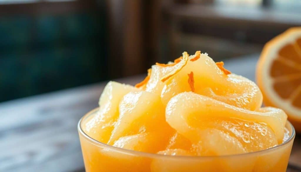 Délice givré aux agrumes