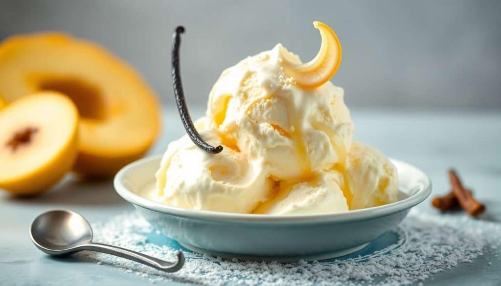 Délice glacé vanille express à la sorbetière