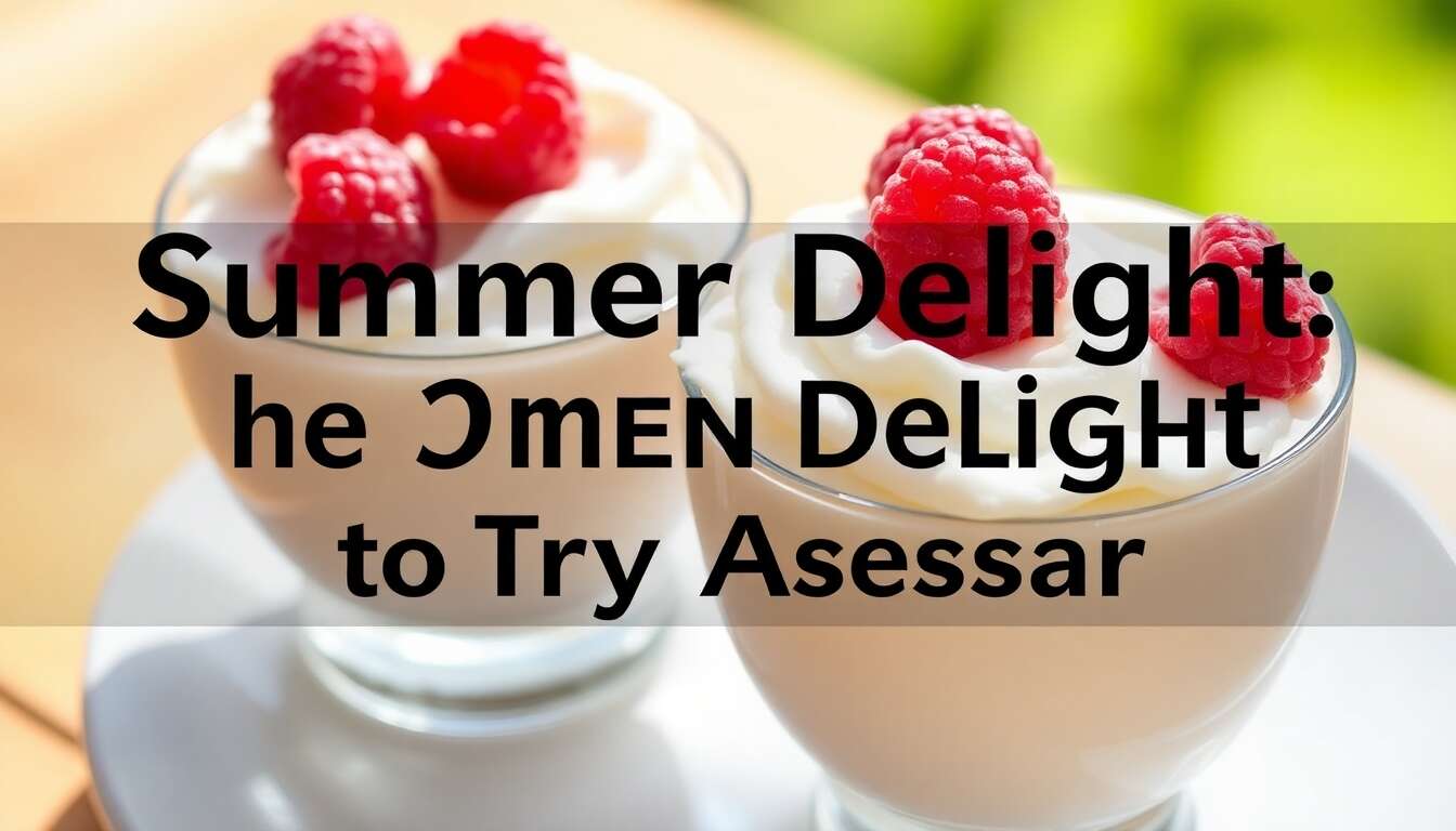 Délice d'été : le dessert 3 ingrédients à tester absolument