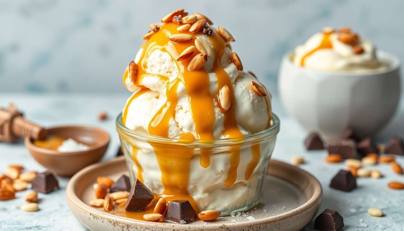 Glace maison sans lactose : simple et savoureuse