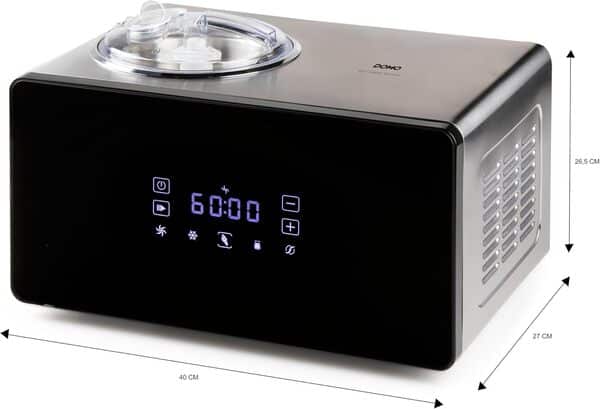 DOMO DO9252I Sorbetière Ice cream Genius