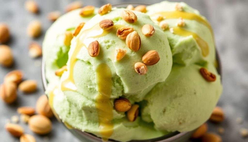 Délicieuse glace pistache facile sans sorbetière