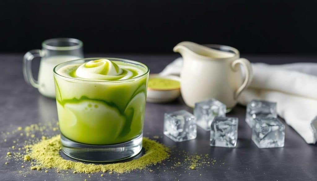 Délice glacé au matcha