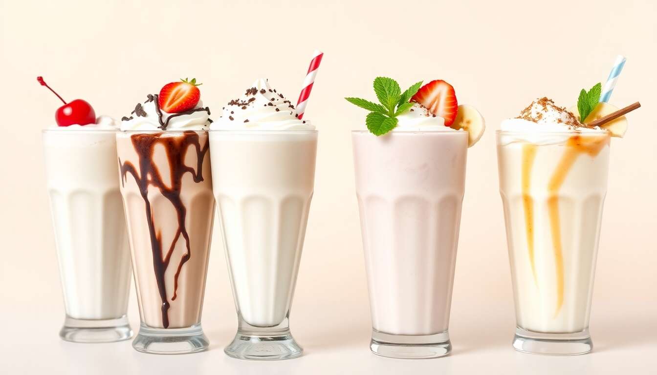 4 recettes de milkshakes pour un rafraîchissement gourmand