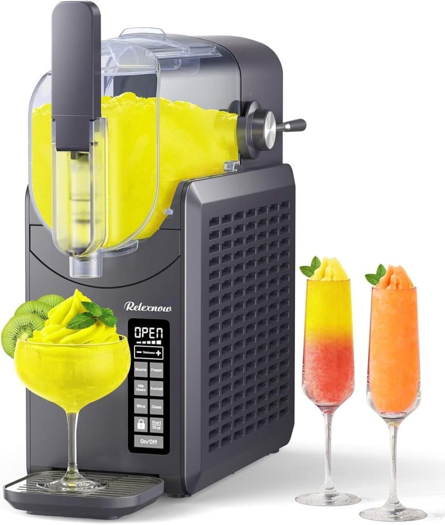 Test : relexnow machine à slushie 2, 5 L, l'expérience 6 en 1 à domicile