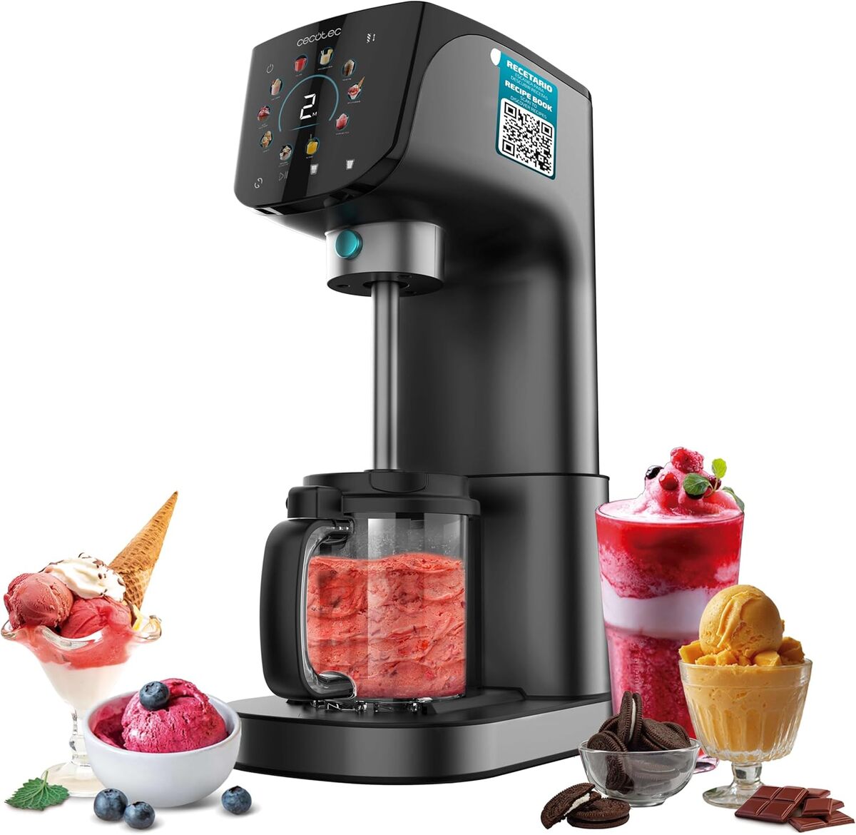 Test : sorbetière Cecotec Gelatec 2100, performance et polyvalence