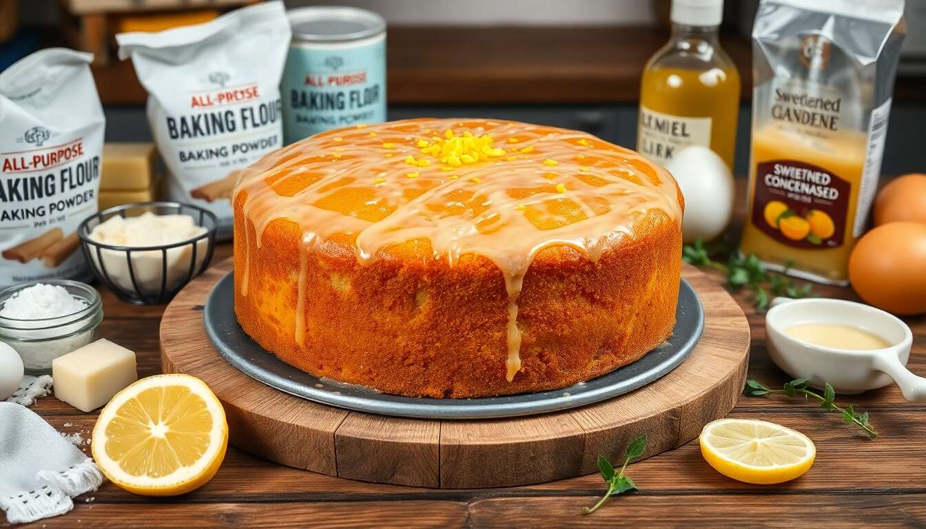 Gâteau au lait concentré : une douceur express