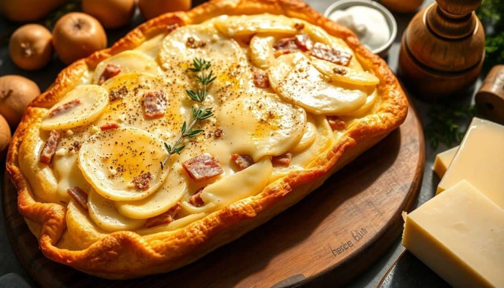 Délice de tartiflette aux poireaux et camembert : explosion de saveurs