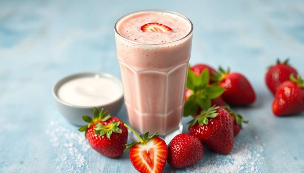 Délice Fraise : lassi Rapide