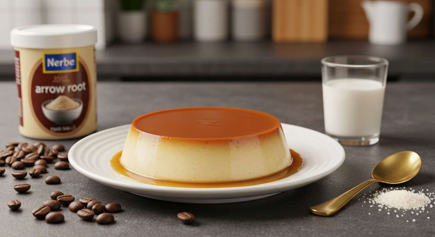 Flan café sans cuisson : dessert fondant avec 3 ingrédients