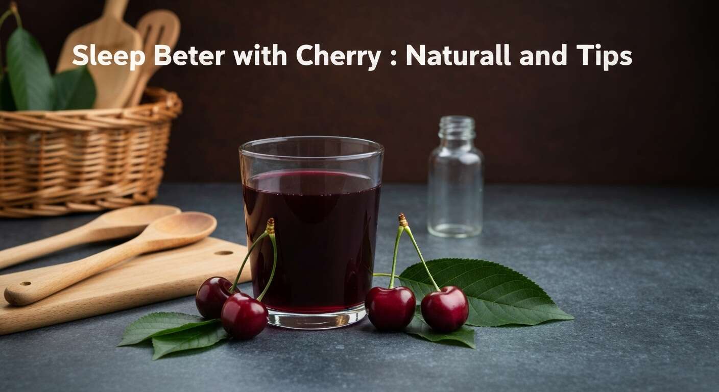 Dormir mieux grâce au jus de cerise : remède naturel et conseils